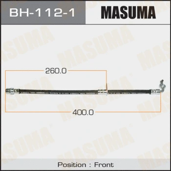 Flexible de frein MASUMA BH-112-1