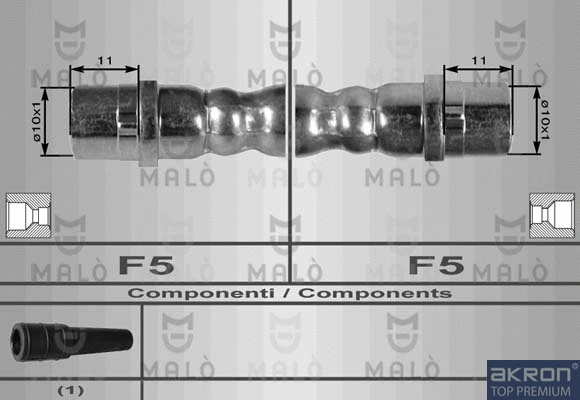 Flexible de frein AKRON-MALÒ 8030