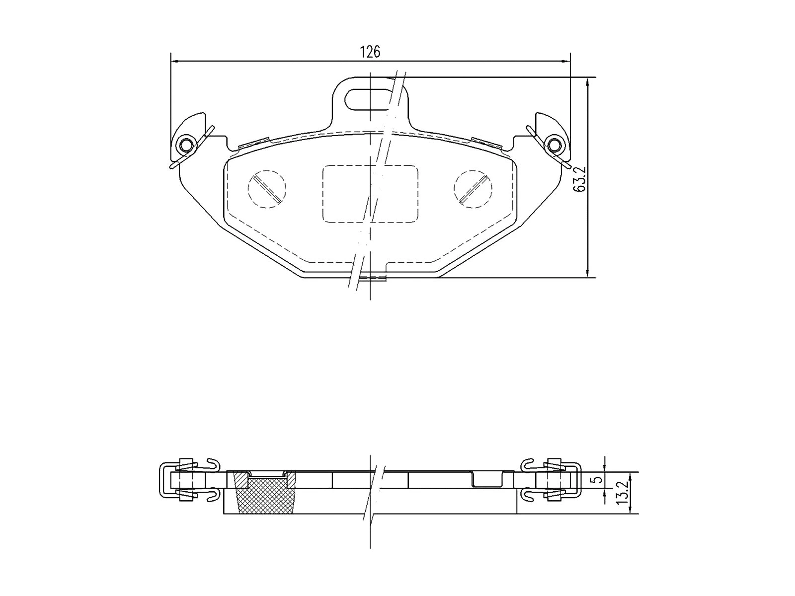 Kit de plaquettes de frein, frein à disque A.Z. Meisterteile AZMT-44-022-1046