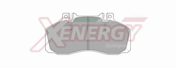 Kit de plaquettes de frein, frein à disque AP XENERGY X40320