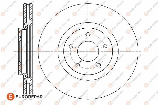 Disque de frein EUROREPAR 1622812980