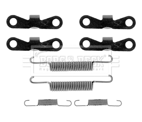 Kit d'accessoires, mâchoires de frein de stationnement BORG & BECK BBK6241