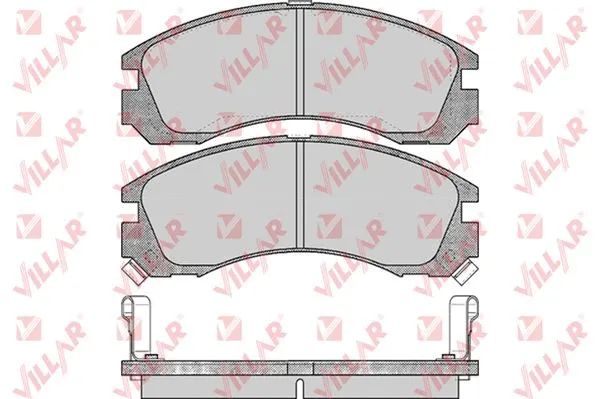 Kit de plaquettes de frein, frein à disque VILLAR 626.0578