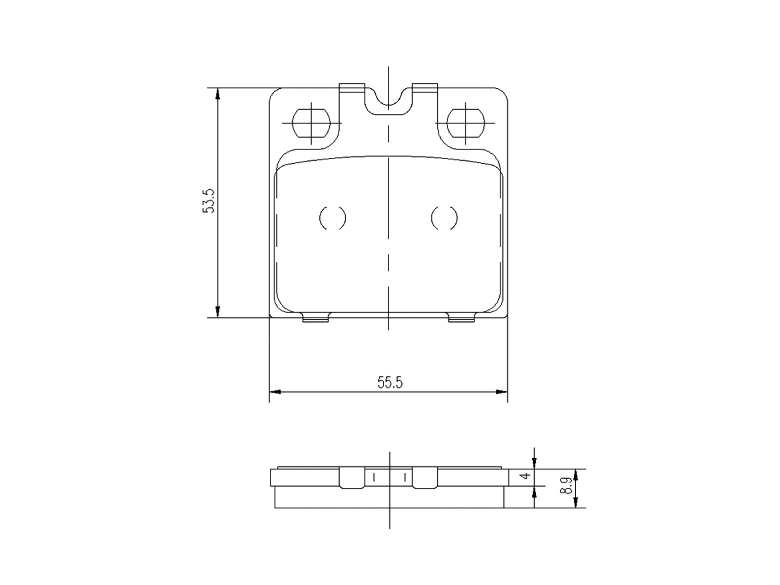 Kit de plaquettes de frein, frein à disque A.Z. Meisterteile AZMT-44-022-1270