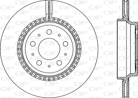 Disque de frein OPEN PARTS BDR1975.20