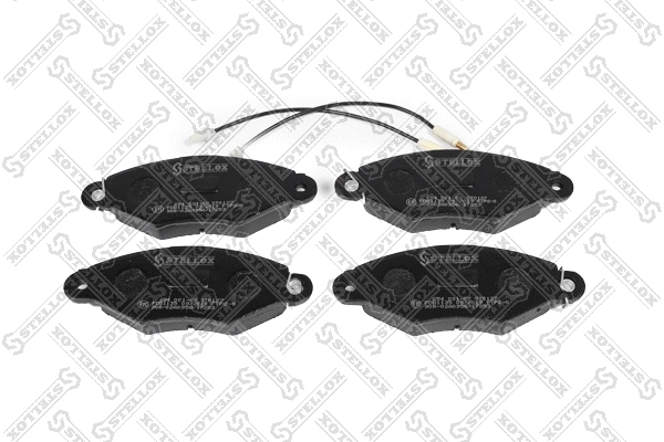Kit de plaquettes de frein, frein à disque STELLOX 654 001-SX