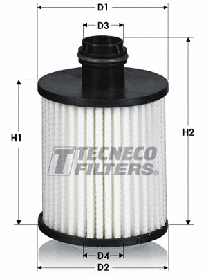 Filtre à huile TECNECO FILTERS OL2156E