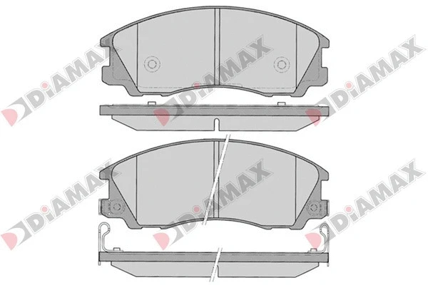 Kit de plaquettes de frein, frein à disque DIAMAX N09401