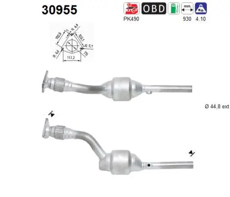 Catalyseur AS 30955