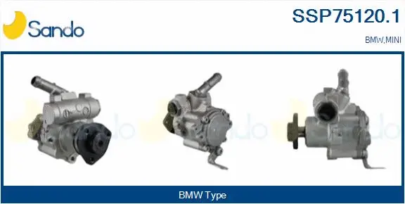 Pompe hydraulique, direction SANDO SSP75120.1