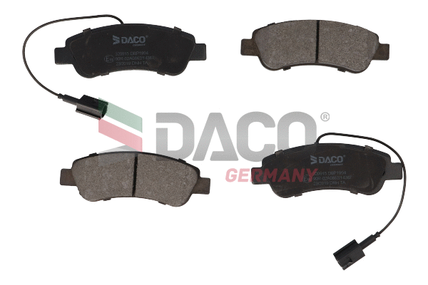 Kit de plaquettes de frein, frein à disque DACO Germany 320915