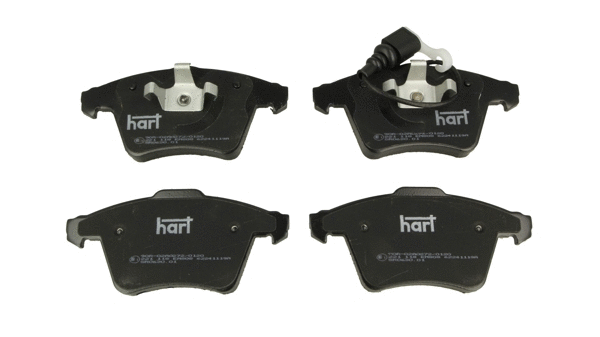 Kit de plaquettes de frein, frein à disque HART 221 118