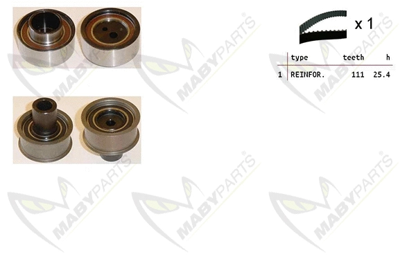 Kit de courroie crantée MABYPARTS OBK010469