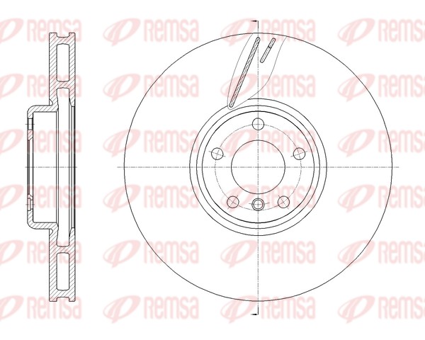 Disque de frein REMSA 61905.10