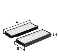 Filtre, air de l'habitacle UNIFLUX FILTERS XC419