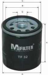 Filtre à huile MFILTER TF 32