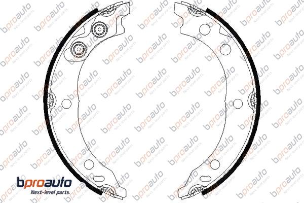 Jeu de mâchoires de frein BPROAUTO 1BP31152AA