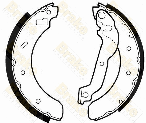 Jeu de mâchoires de frein Brake ENGINEERING SH2255