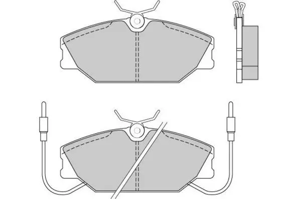 Kit de plaquettes de frein, frein à disque E.T.F. 12-0277