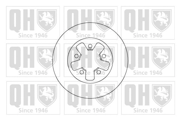 Disque de frein QUINTON HAZELL BDC4118