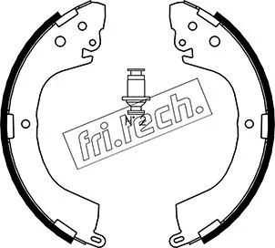 Jeu de mâchoires de frein fri.tech. 1064.171