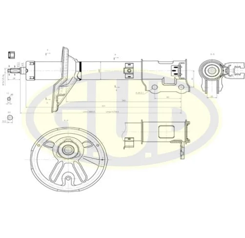 Amortisseur G.U.D. GSA332108