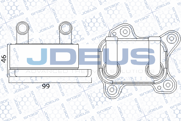 Radiateur d'huile JDEUS 420M85A