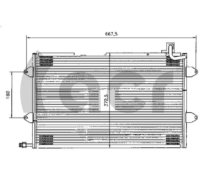 Condenseur, climatisation ACR 300264