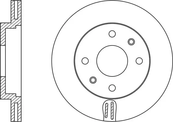 Disque de frein FIT FR0147V