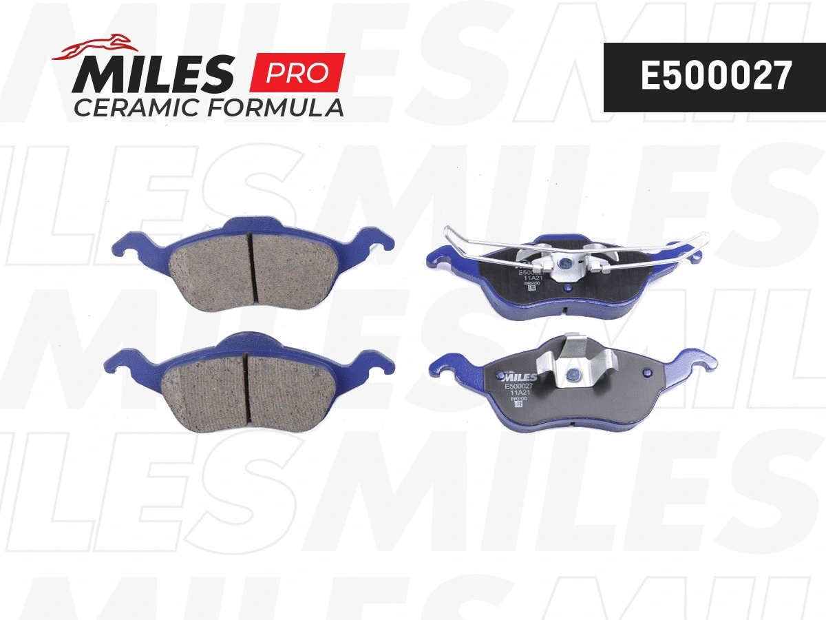 Kit de plaquettes de frein, frein à disque MILES E500027
