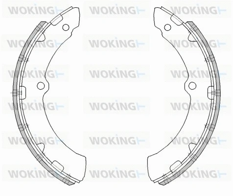 Mâchoire de frein WOKING Z4473.00