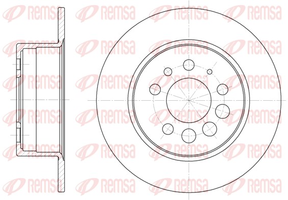 Disque de frein REMSA 6283.00