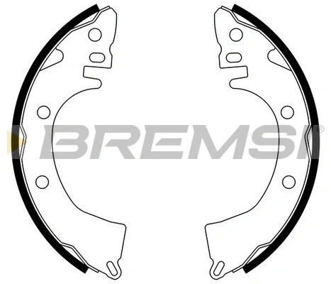 Jeu de mâchoires de frein BREMSI GF0810