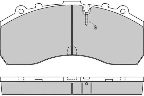Kit de plaquettes de frein, frein à disque E.T.F. 12-5316