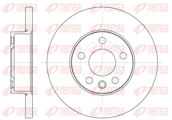 Disque de frein REMSA 6550.00