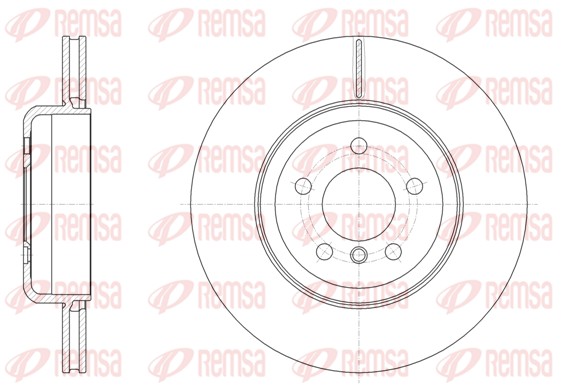 Disque de frein REMSA 61551.10