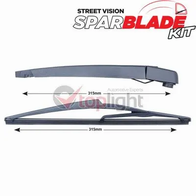 Kit de bras d'essuie-glace, nettoyage des vitres AE TOPLIGHT TRA-F2P11