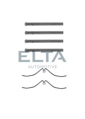 Kit d'accessoires, plaquette de frein à disque ELTA AUTOMOTIVE EA8572