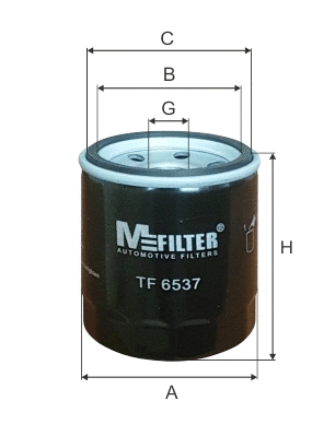 Filtre à huile MFILTER TF 6537