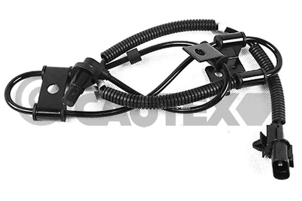 Capteur, vitesse de roue CAUTEX 755288