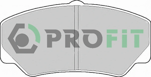 Kit de plaquettes de frein, frein à disque PROFIT 5000-0450