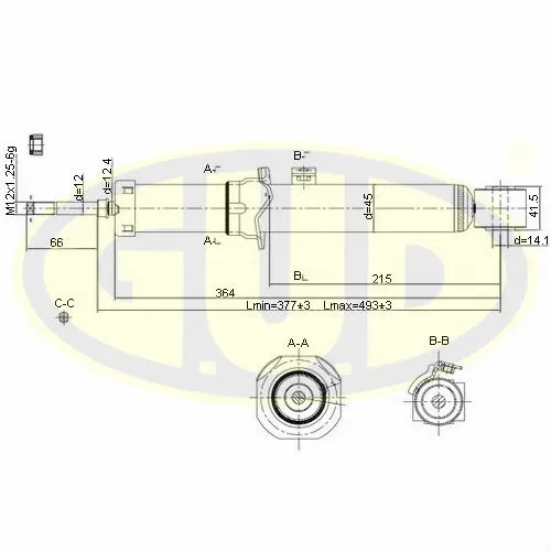 Amortisseur G.U.D. GSA340045