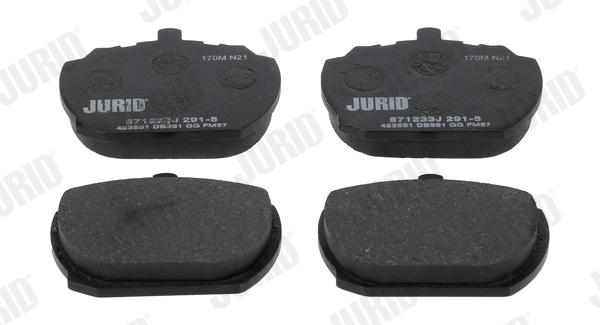 Kit de plaquettes de frein, frein à disque JURID 571233J