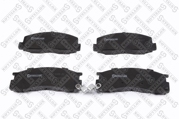 Kit de plaquettes de frein, frein à disque STELLOX 317 022B-SX