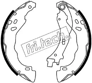Jeu de mâchoires de frein fri.tech. 1022.037