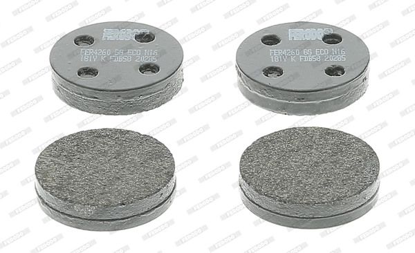 Kit de plaquettes de frein, frein à disque FERODO FDB58