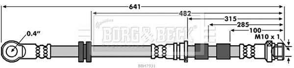 Flexible de frein BORG & BECK BBH7931
