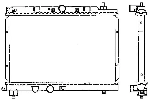 Radiateur, refroidissement du moteur ORDONEZ 2060171