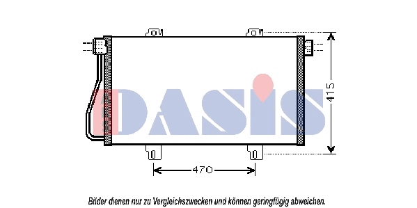 Condenseur, climatisation AKS DASIS 182029N