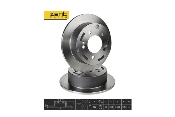 Disque de frein ZentParts Z06095